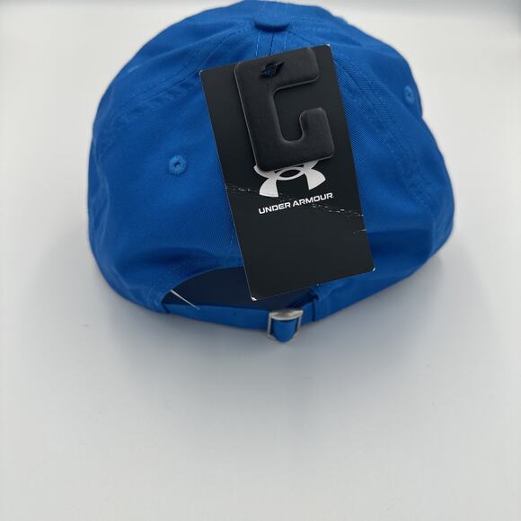 Under Armour UA Men's Blue OSFM Adjustable Cap Hat Strapback New - Picture 3 of 6